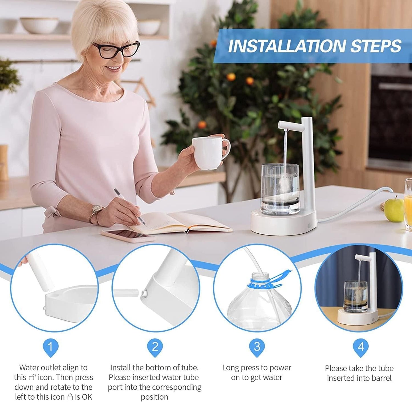 6 Levels of Quantitative USB Automatic Water Dispenser cudydc-vv