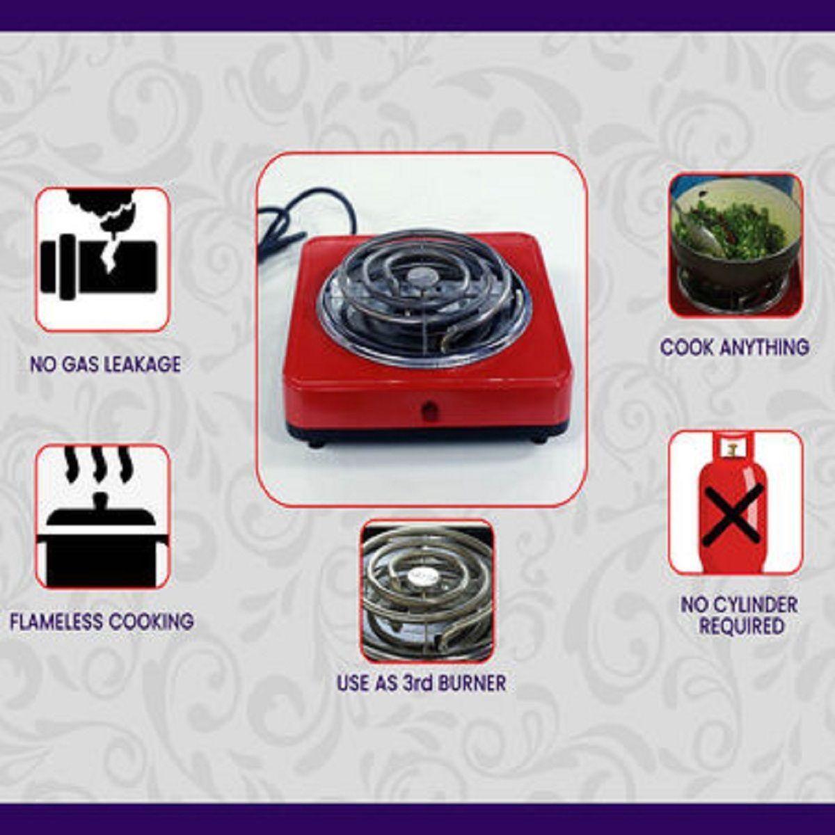 Flameless Electric Cooking Stove (Muticolor) cudydc-vv