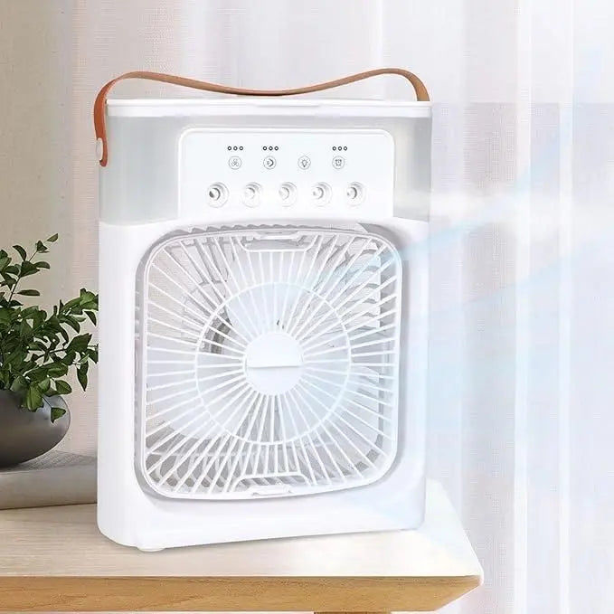 AIR COOLER FAN, Portable 3-in-1 Mini Cooler With LED Light ElectoHub